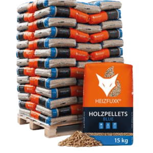 Heizfuxx Holzpellets Blue 15kg x 65 Sack 975kg
